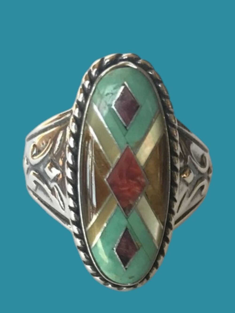 Carolyn Pollack Relios Sterling Silver Ring Size 9